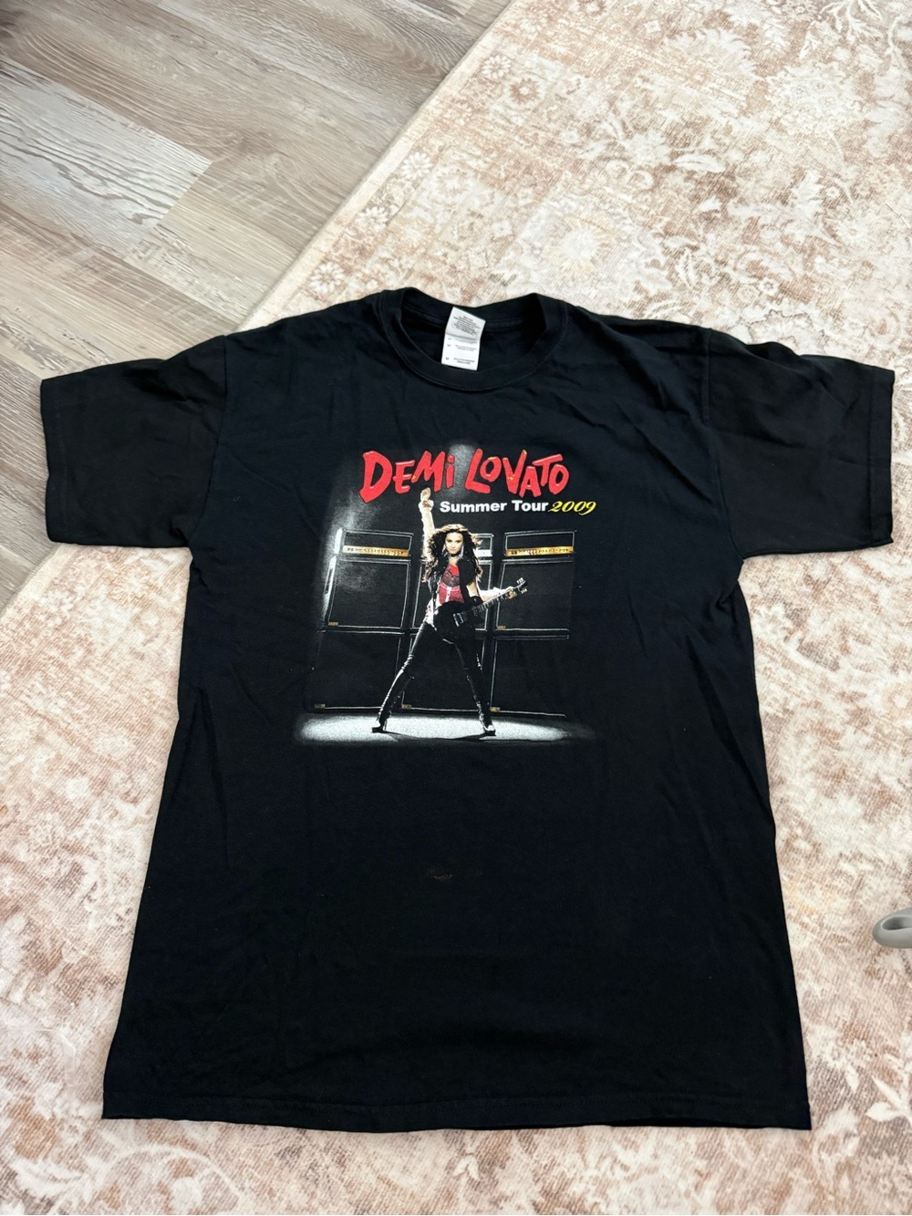 Vintage 2009 Demi Lovato Concert Tour Shirt Size Adult M